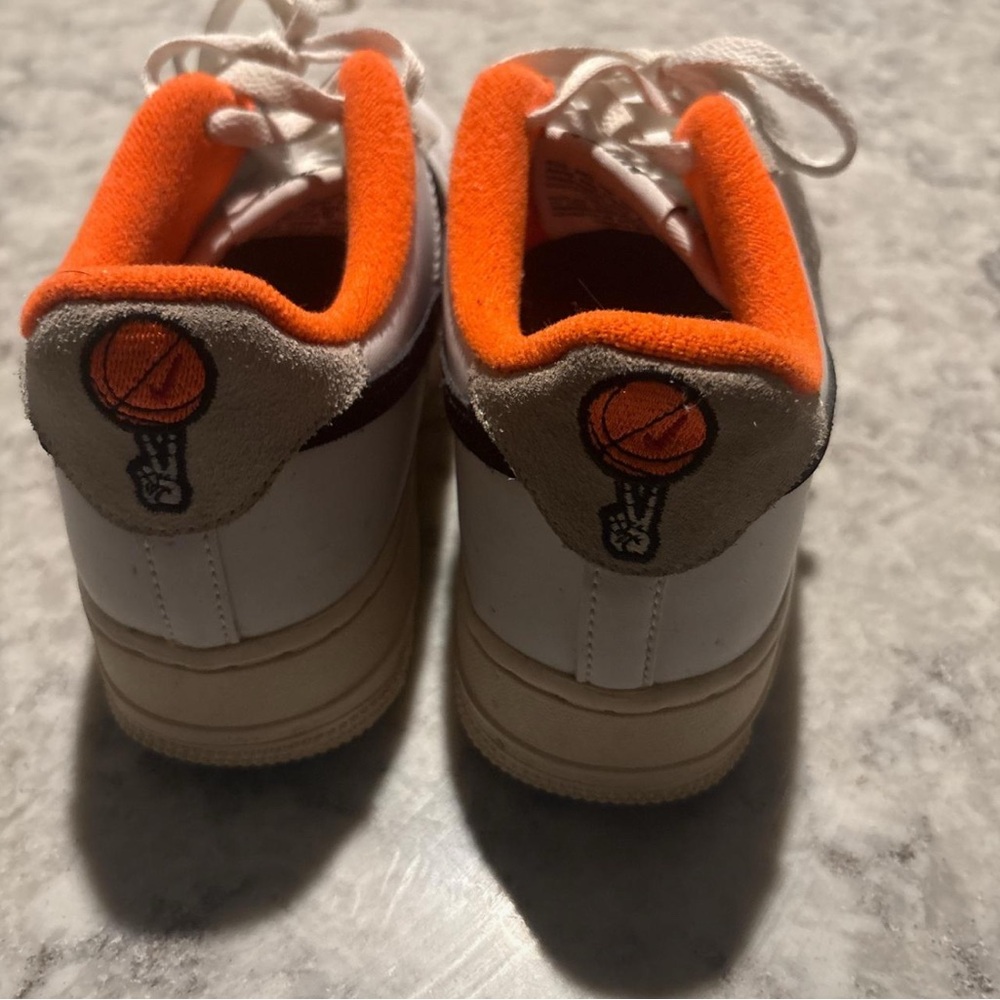 Nike Kids Sneakers - White and Orange